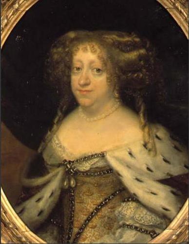 Abraham Wuchters Queen Sophie Amalie painted in